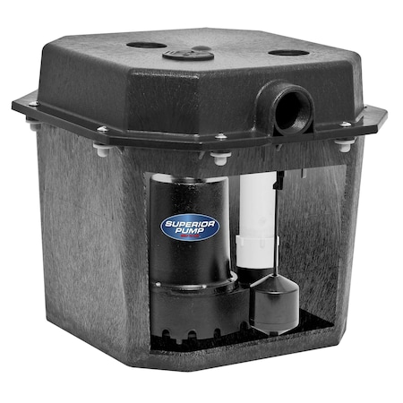 Superior Remote Drain Pump System with Vertical Float Switch 92017