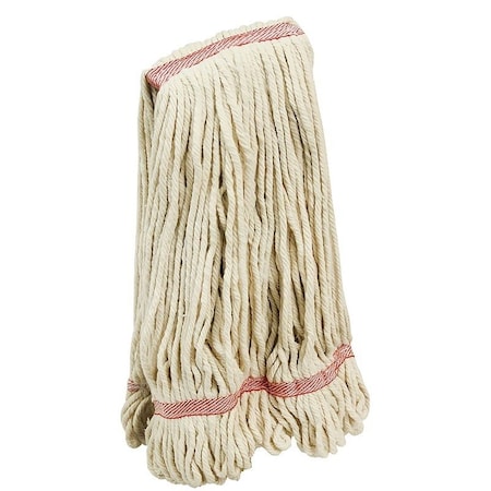 Libman Mop Refill, 1-1/4 in Headband, Cotton/Poly, Red/White 972