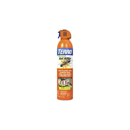 Terro Outdoor Ant Killer, Liquid, Spray Application, 19 oz Aerosol Can Milky White T1700-6