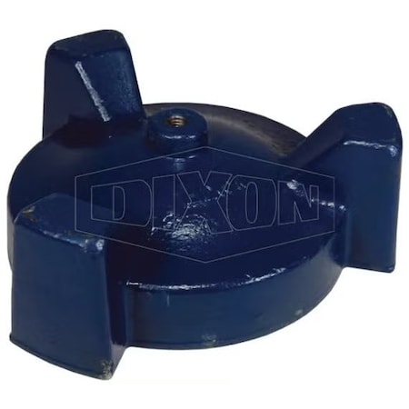 Dixon 207 Hammer Union Cap, 4 in Nominal, Forged Steel HUC207400