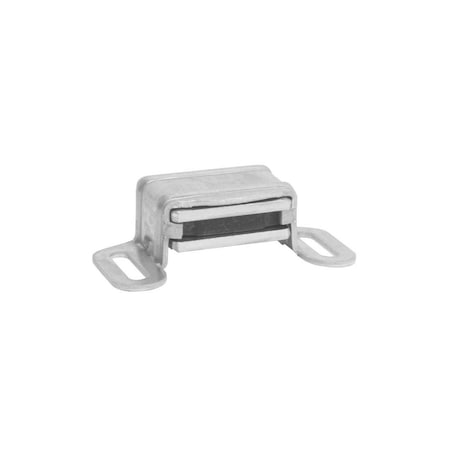 Schlage Magnetic Catch, 2-1/16 x 1-1/8 x 5/8 in Catches, Aluminum, Natural 325A92