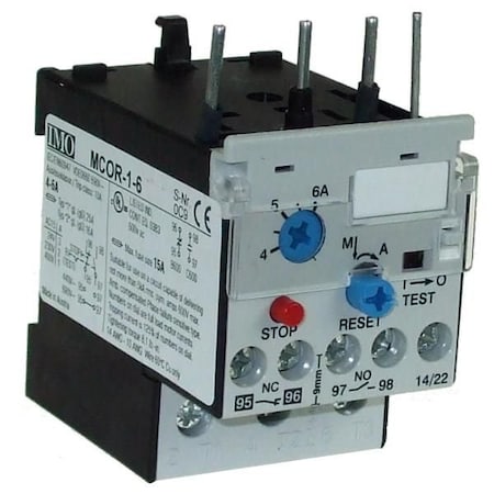 Imo Automation Thermal Overload Relay 4-6A/YD 7-10.5A MCOR-1-6