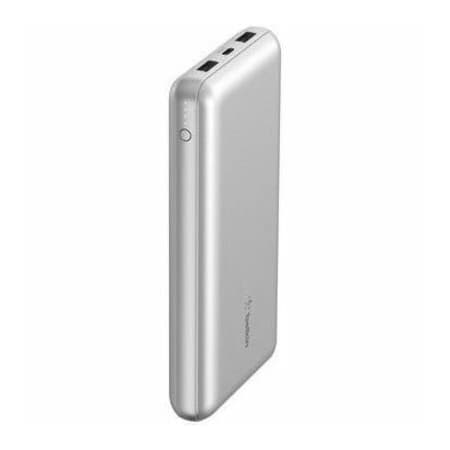 Belkin 20K POWER BANK, USB-A & C 15W, SILVER BPB012BTSL