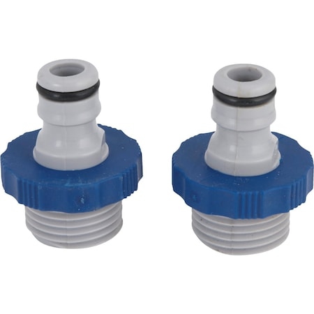 Best Garden Male Poly Quick Connect Connector Set, 2PK DIB50320
