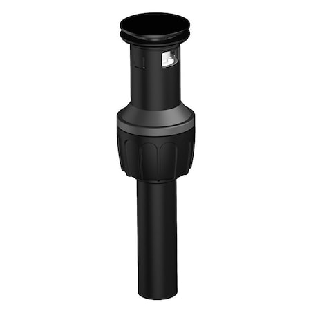 Boston Harbor Drain Push Pop-Up with Overflow, Push Pop-Up, Plastic, Black, Matte Black TOBI22090018BL