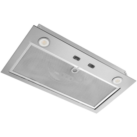 Broan-Nutone NuTone Custom Power Pack Range Hood Insert with 2-Speed Exhaust Fan and Light PM300SS