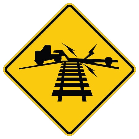 Sign Solutions Usa Traffic Sign, 36 in Width, Aluminum Sign, Diamond DUS06DYE3636W10-5