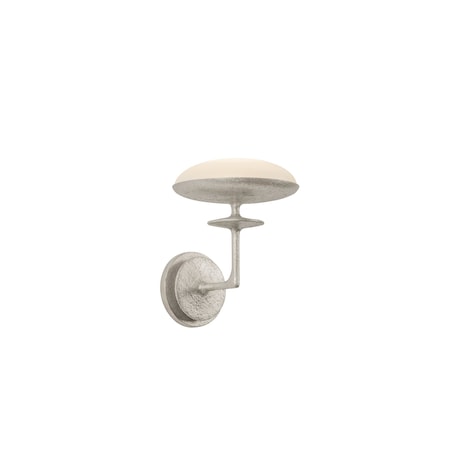 Troy Lighting Pacific 7.25in wide 1 Light Integrated LED Wall Sconce in Warm Silver Leaf B2110-WSL