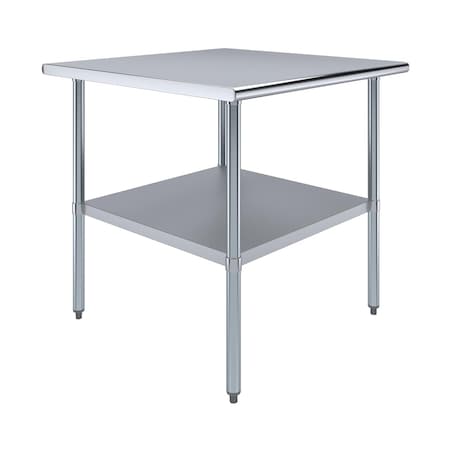 Amgood 36 in. x 36 in. Stainless Steel Table WT-3636-Z