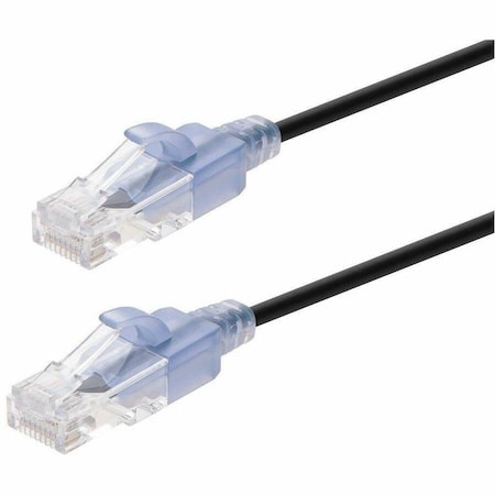 Monoprice Voice and Data Patch Cord, Black, 50 ft L 44512