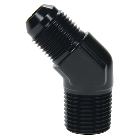 Allstar Performance 6 x 0.375 in. AN to NPT 45 deg Adapter Fitting ALL49540