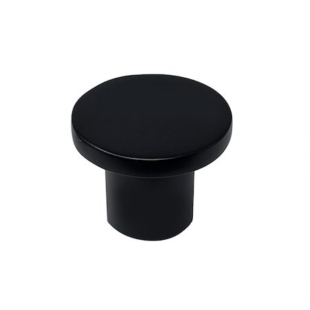 Laurey 1in Cylindical Knob - Wynwood - Matte Black 12520