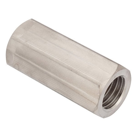 Zoro Select Female-Female Hex Adapter NUT60112FX34C
