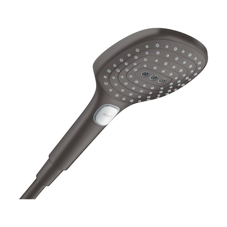 Hansgrohe Raindance Select E Handshower 120 3-Jet, 2.5 GPM in Brushed Black Chrome 26521341