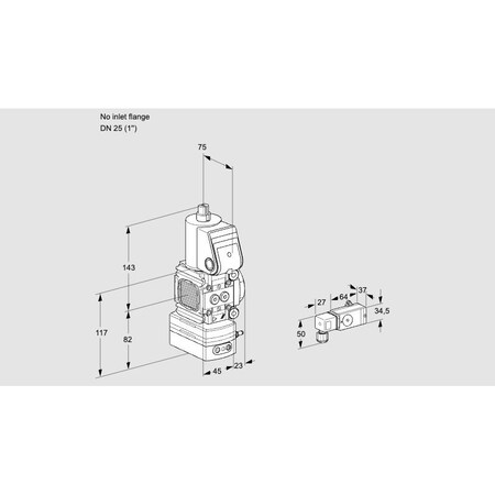 Honeywell Kromschroder VAD1-/25R/NW-100A KS88031147