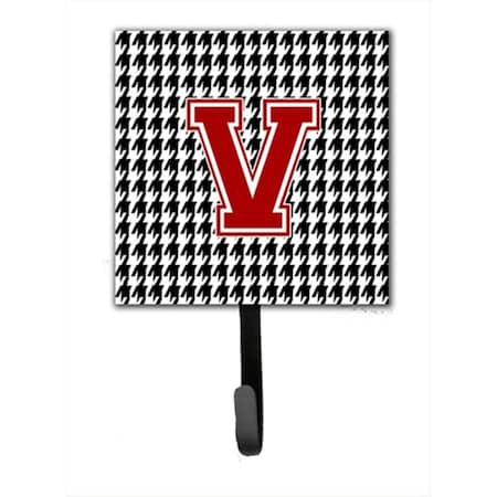 Carolines Treasures Monogram - Initial V Houndstooth Leash Holder Or Key Hook CJ1021-VSH4