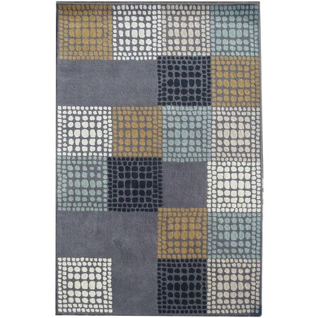 Safavieh 8 x 10 ft. Large Rectangle Contemporary Wyndham Grey and Multi Hand Tufted Rug WYD316A-8