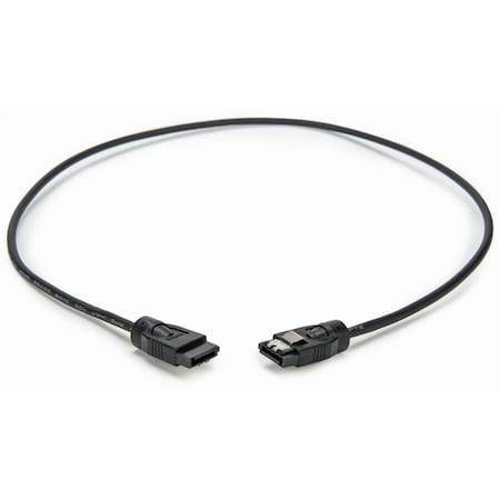 Rocstor PREMIUM 0.6M ROUND SATA CABLE WITH LATCHING CONNECTORS, SUPORTS FULL SATA 3.0 UP Y10C867-B1