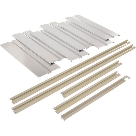 Global Industrial Additional Shelf, High Capacity, Steel Deck, 72"W x 24"D, Tan 581088