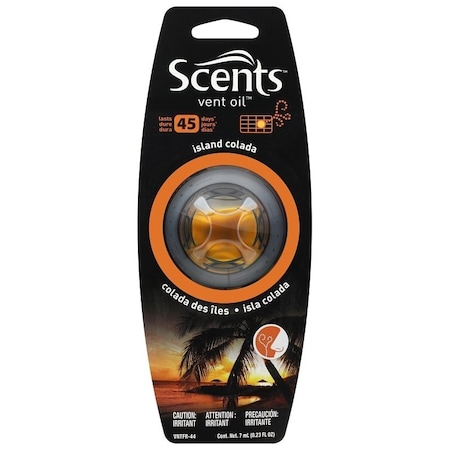 Auto Expressions Vent Fresh Air Freshener, Liquid, Island Colada VNTFR-44