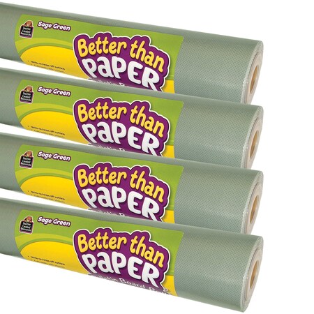 Teacher Created Resources Better Than Paper Bulletin Board Roll, Sage Green, 4PK 32469