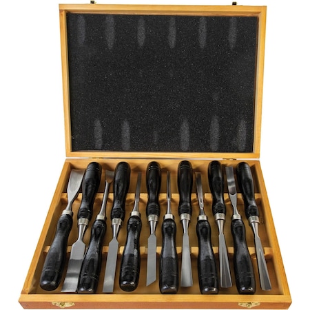 Grizzly 12-Pc. Carving Chisel Set H7923