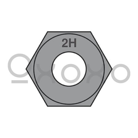 Oxoxo 5/8-11 Heavy Hex Structural Nuts A 194 2 H Plain, 225PK 282295