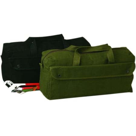Texsport Tool Bag, Green, Canvas, 4 Pockets 11831