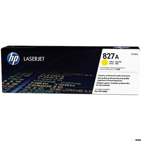 Hp 827A Yellow Original LaserJet Toner Cartridge, 32,000 Yield CF302A