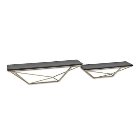 Cheungs Contemporary Wall Shelves - 2 Piece 5373-2
