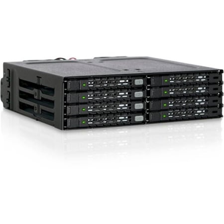 Icy Dock 2.5 in. Mobile Rack ToughArmor Drive Enclosure Internal, 8 x HDD Supported - Black MB998IP-B