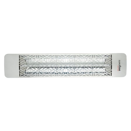Eurofase 304 SS 39in Single Element 2500W 277V Heater, Stainless Steel, Mason Decor Plate EF25277S3