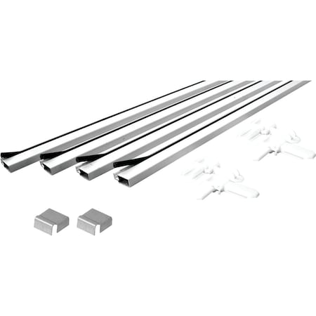 Prime-Line 3/4'' x 5/16'' x 4 Ft. White Screen Frame Kit PL7813
