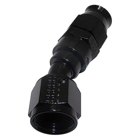 Light House Beauty 683006-BL -6 AN 30 deg PTFE Hose End Fitting - Black LI3079819