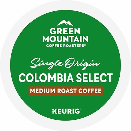 Green Mountain Coffee Roasters K-Cup Colombia Select Coffee - Compatible with Keurig Brewer - Regular - Medium - K-Cup - 24 /, 24PK 5000330056