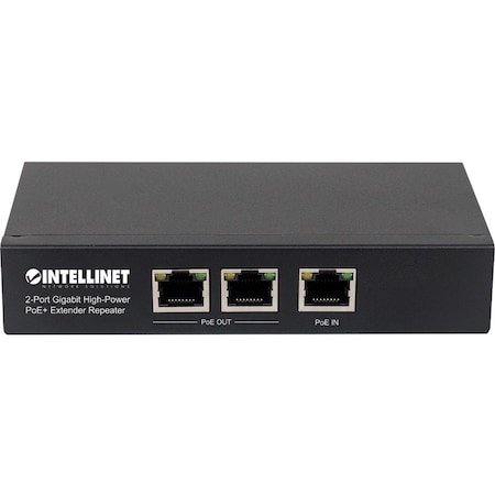 Intellinet Network Solutions Ieee 802.3At/Af Compliant Range Extender, 100 M (328 Ft.) Additional 561266