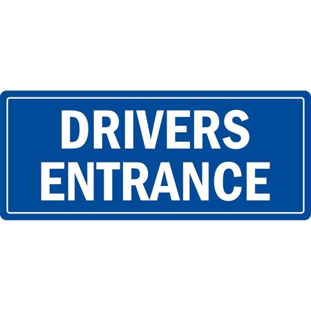 Lyle Drivers Entrance, 24x10, Non-Reflective, Blue G-11501-PL_24x10
