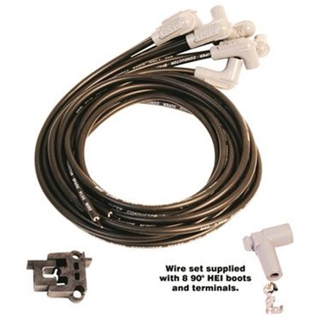 Msd Co. 31223 Universal Spark Plug Wire Set, Black M46-31223