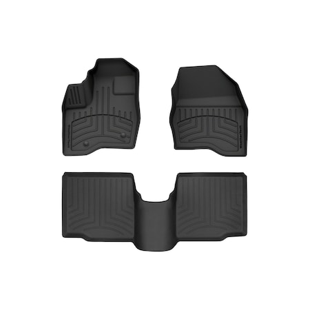 Weathertech Black, Front and Rear FloorLiner HP 44359-1-2IM