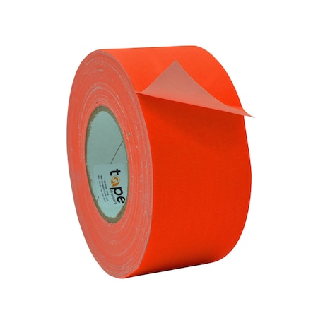 Wod Tape GTC12F Gaffer Tape Fluorescent Orange 3 in. X 60 ft., 16PK WOD GTC12F-03000-16-60-FOR