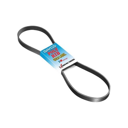 Dayco Straight Profile Serpentine Belt, Black for 1999-2003 Ford F-250 to F-550 D35-5081217