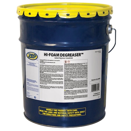 Zep Degreaser, 5 Gal Pail, Liquid, Red, orange 35835