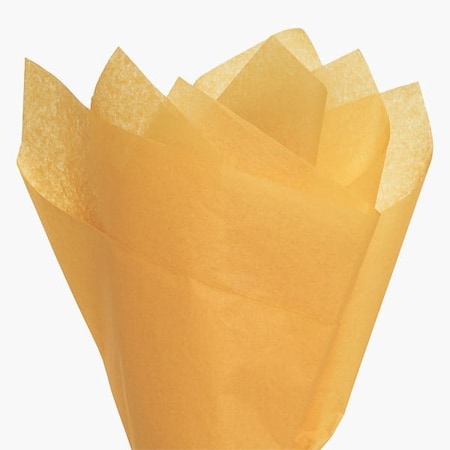 Nashville Wraps Goldenrod Color Tissue Paper, 20x30, 24 Soft Fold Sheets, 24PK CTQGD