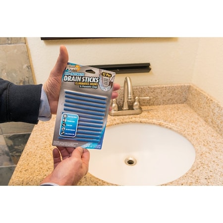 Instant Power Bio-Enzymatic Sticks Drain Cleaner, 12PK 1507