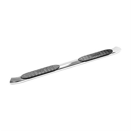 Perfectpitch 5 in. Pro Traxx Cab Length Oval Step Bars, Polished Stainless PE1232615