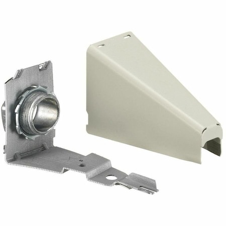Hubbell Wiring Device-Kellems Entrance Connector, Ivory, Steel HBL5786AIVA