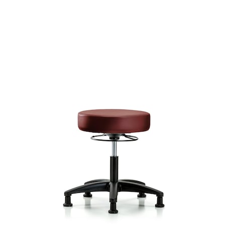 Blue Ridge Ergonomics Vinyl Stool, Desk, Glides, Taupe BR-VDHSO-RG-RG-8815