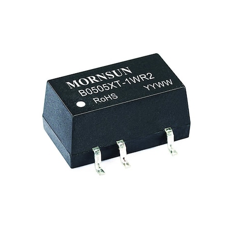 Mornsun DC/DC Converter, 1W, Fixed input voltage, isolated & unregulated single output B1205XT-1WR2