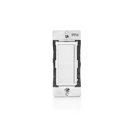 Leviton Decora Digital/Decora Smart Coordinating Switch Remote, 120/277V, White/Ivory/Light Almond DD0SR-DLZ