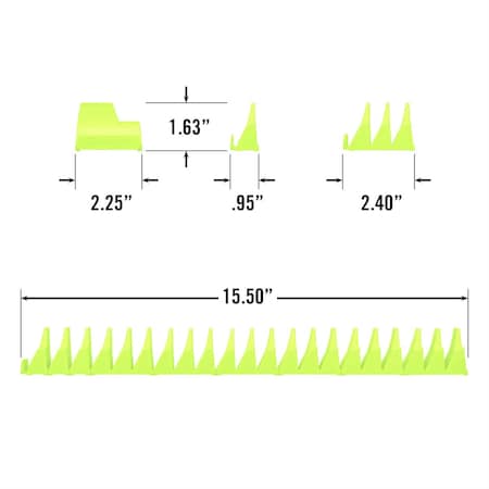 Ernst Manufacturing 40 Tool Modular Wrench Pro - Hiviz 5418